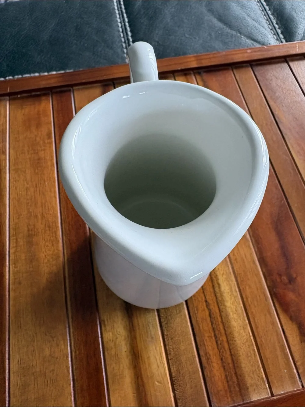 Ikea SOCKERÄRT White Enamel Vase Pitcher 6